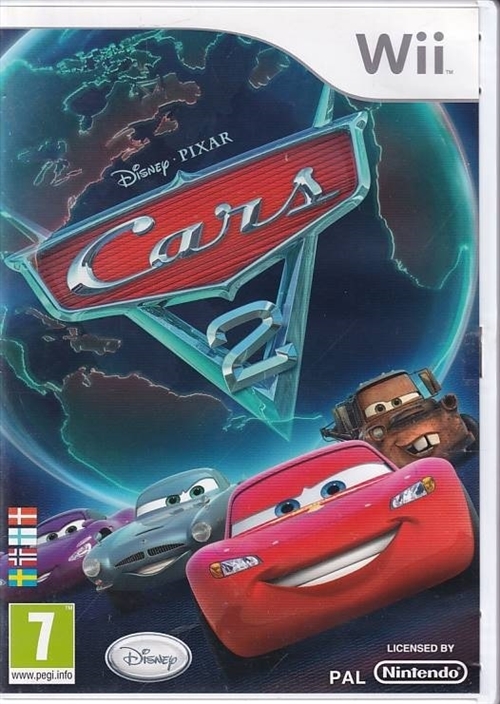 Disney Pixar Cars 2 - Dansk - Wii (B Grade) (Genbrug)